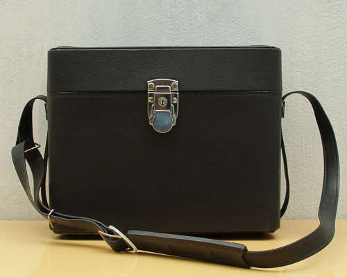 VINTAGE HARD CAMERA CASE WITH CAMERA AND LENS SLOTS - MADE IN JAPAN