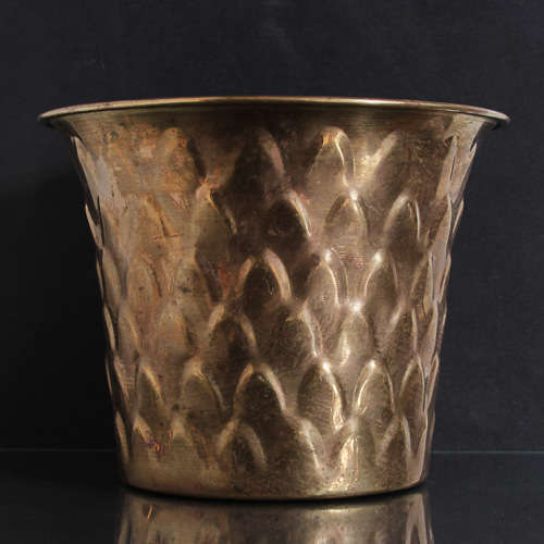 VINTAGE BRASS/COPPER PLANTER POT