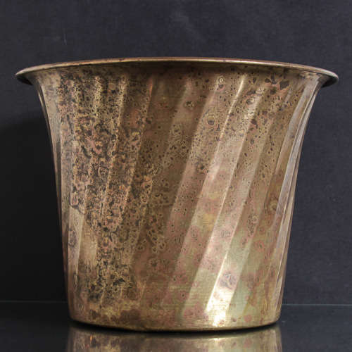 VINTAGE BRASS/COPPER PLANTER POT