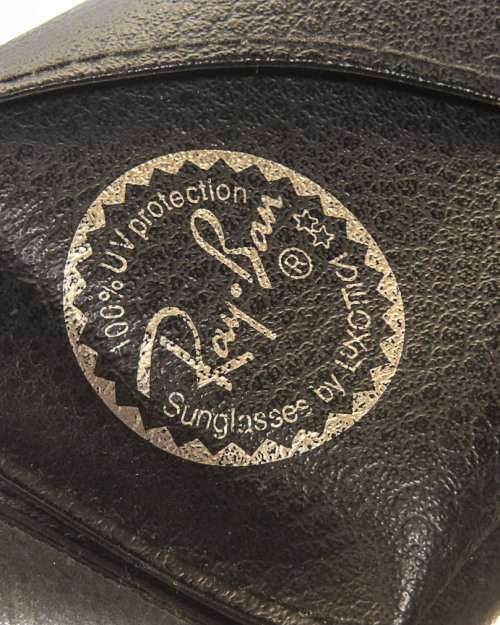 USED RAY-BAN P NEW WAYFARER SUNGLASSES - MODEL CODE RB2132 894/76 52-18 INCLUDING THE CASE