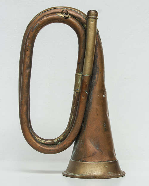 VINTAGE COPPER AND BRASS BUGLE