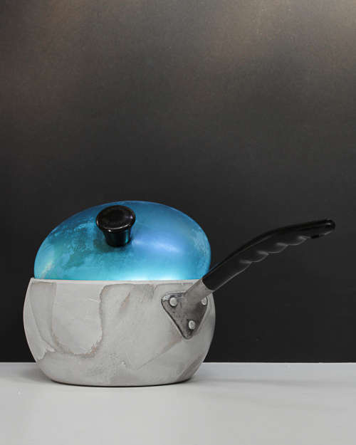 ALUMINIUM POT COLORAMA CARMELLA ROSSINI MIRROWARE