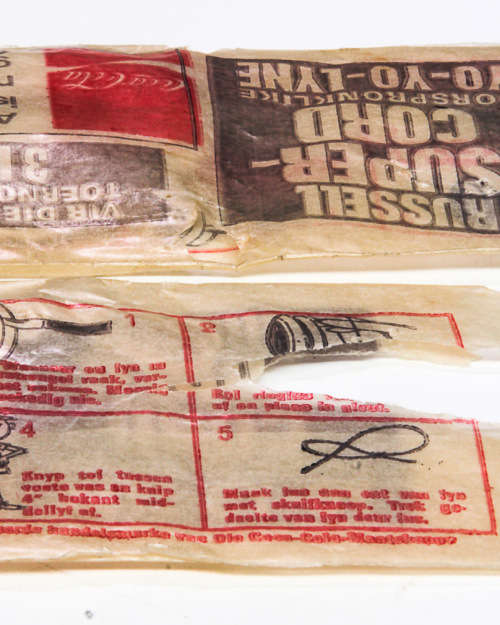 6 PKTS (3 STRINGS PER PKT) COCA COLA RUSSEL SUPER CORD ORIGINAL YO YO STRINGS