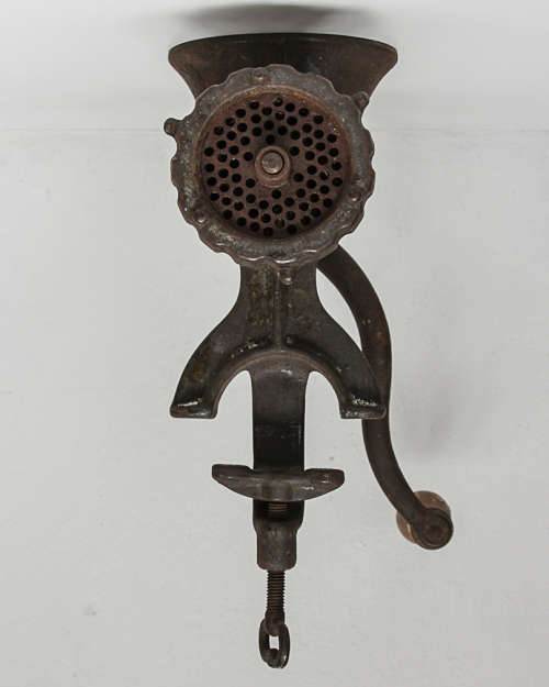 VINTAGE CAST IRON SWEDISH MINCER, BOLINDERS No.10