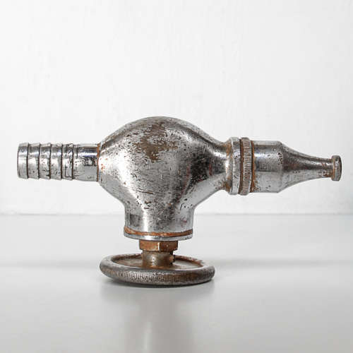 VINTAGE CHROMED MERRYWEATHER FIRE HOSE NOZZLE