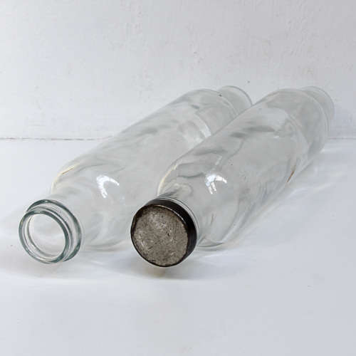 2 VINTAGE ROLL-RITE GLASS ROLLING PINS, 1 LOT
