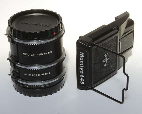 MAMIYA 645 PRO WITH LENS 80mm 2.8 N, BACKS AND ACCESSORIES, 1 LOT