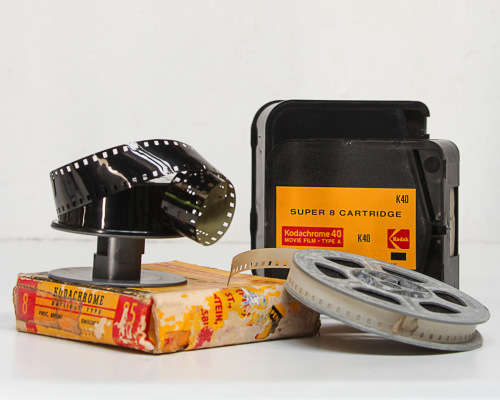 KODAK 8mm FILM OF A WEDDING, STAMPED 1957 AND OTHER FILM CARTRIDGES, 1 LOT - SHIPPING 1KG SAPO