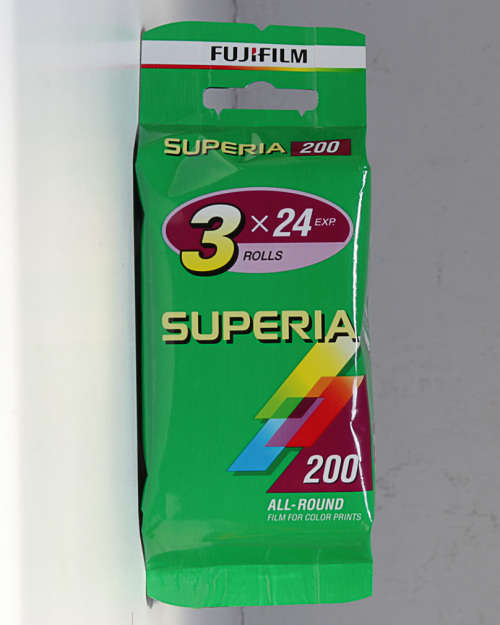 3 x 24/200 SUPERIA 35mm COLOR NEGATIVE FILM