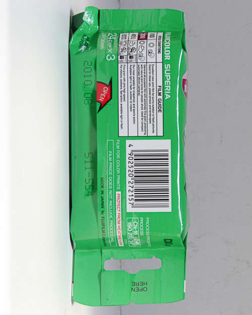 3 x 24/200 SUPERIA 35mm COLOR NEGATIVE FILM