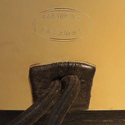 VINTAGE - GREY AND MAROON TELEPHONE FOR DISPLAY - SIEMENS EDISWAN