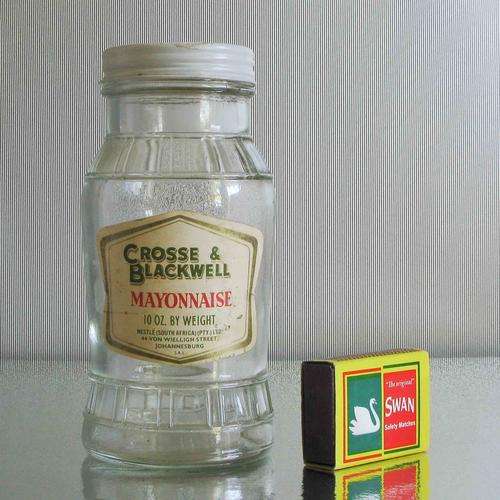 1 CROSSE & BLACKWELL MAYONNAISE BOTTLE