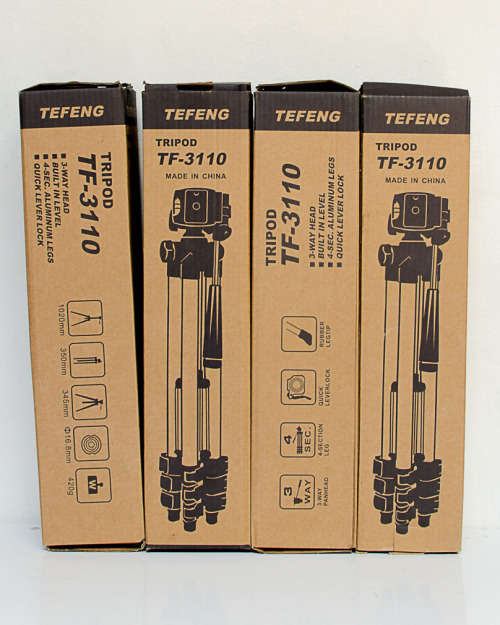 4 AMTEUR TRIPODS TEFENG TF-3110 -  1 LOT