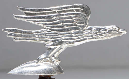 3 VINTAGE LEAD/PEWTER BICYCLE MASCOTS 1950'S, 1 LOT