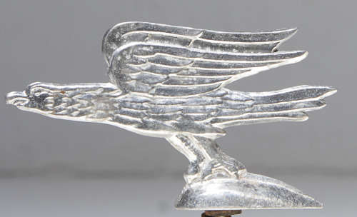 3 VINTAGE LEAD/PEWTER BICYCLE MASCOTS 1950'S, 1 LOT