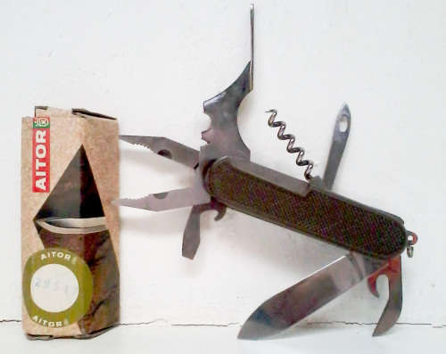 VINTAGE SPANISH AITOR 29517 MULTITOOL POCKET KNIFE