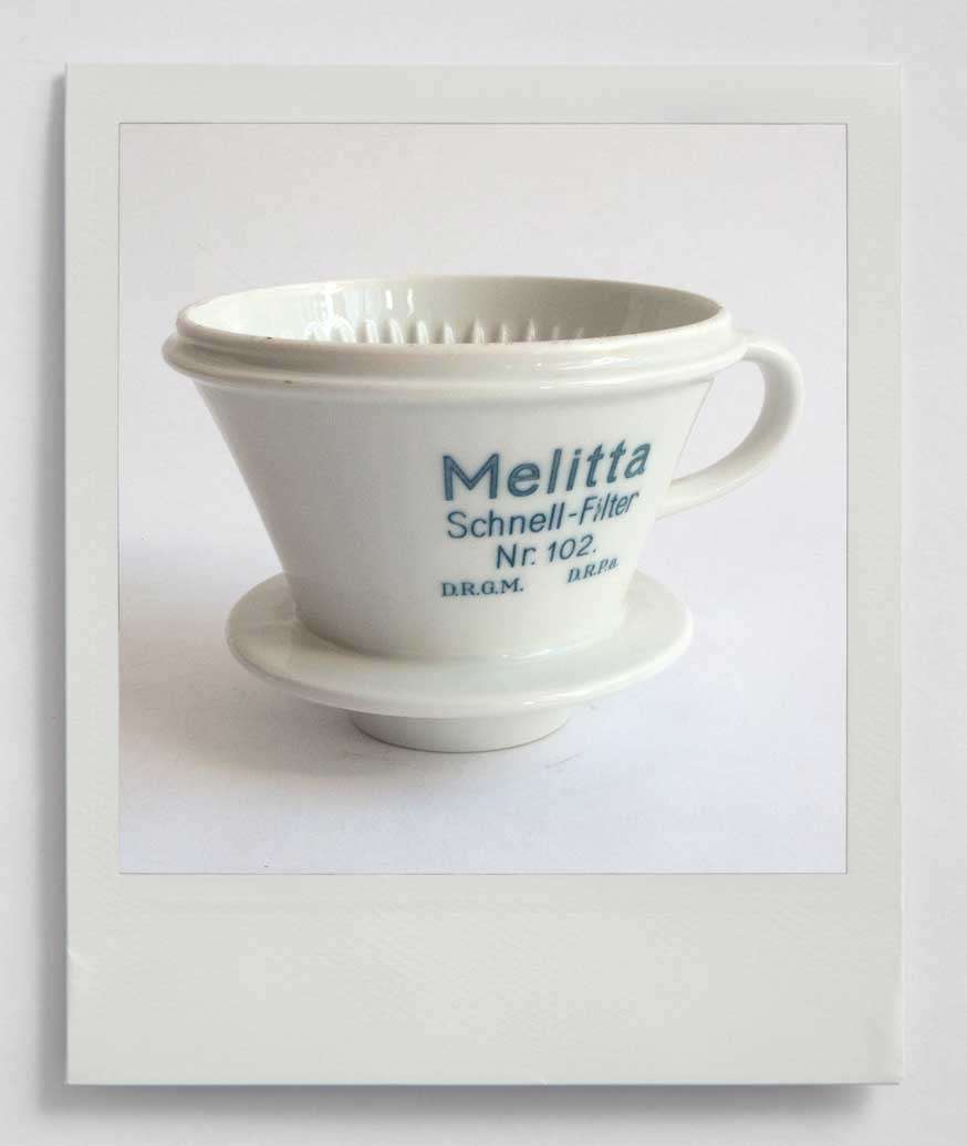 MELITTA CERAMIC MANUAL DRIP FILTER COFFEE MAKER No. 102