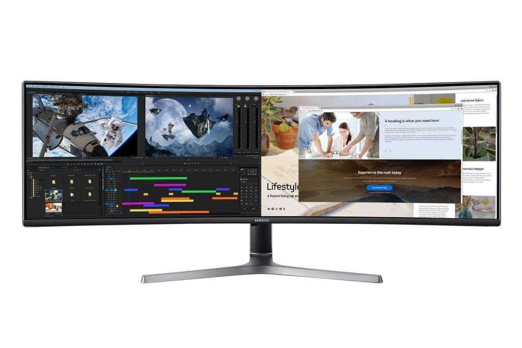 Samsung C49RG90 49` QLED 120Hz FreeSync 2 Curved Gaming Monitor