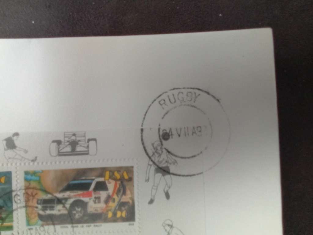 FDC Rugby SARU 1992 Stamp no sticker (AK-126B)