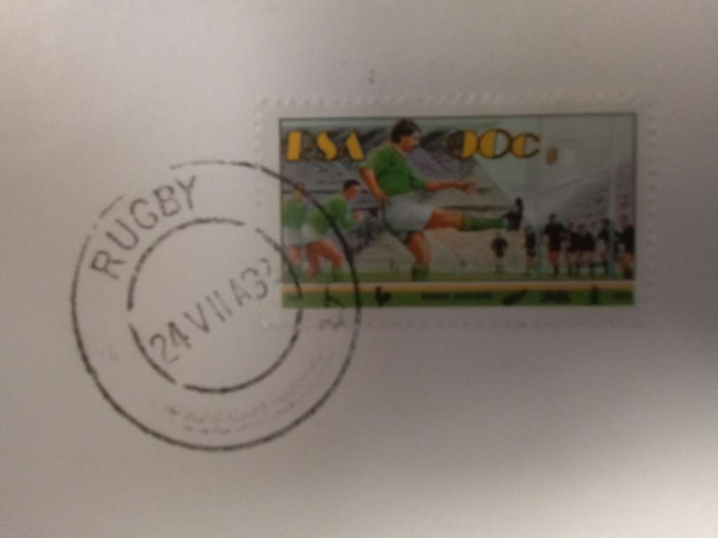 FDC Rugby SARU 1992 Stamp no sticker (AK-126B)