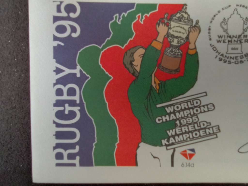 FDC Rugby World Cup `95 (AK-158D)