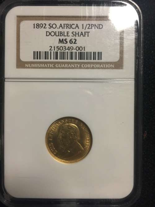 ZAR ½ Pond NGC MS62