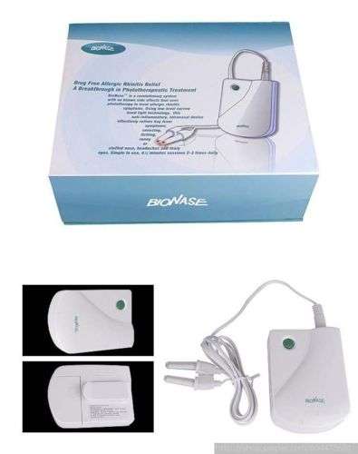 BioNase Allergic Rhinitis Hay Fever Nasal Light Treatment Device Therapy NEW