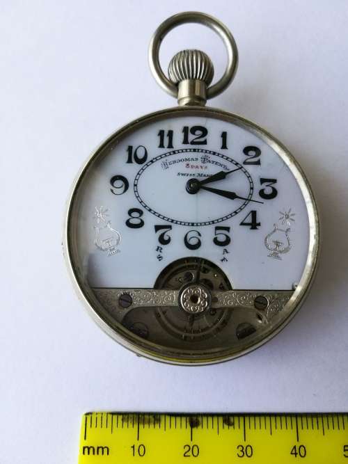 Antique Hebdomas 8 Day Pocket watch - Needs a service/ repair