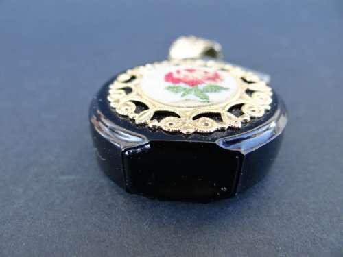 Vintage Austrian Petit Point Perfume bottle