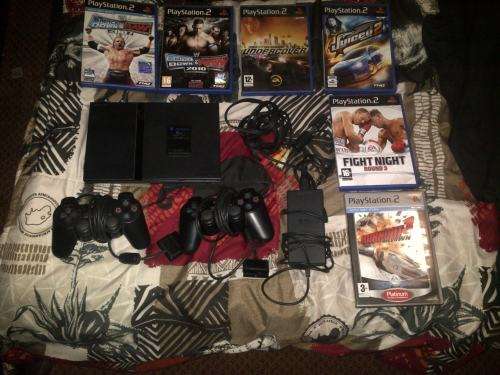 Ps2 Slim Line Console & Six Games For Free