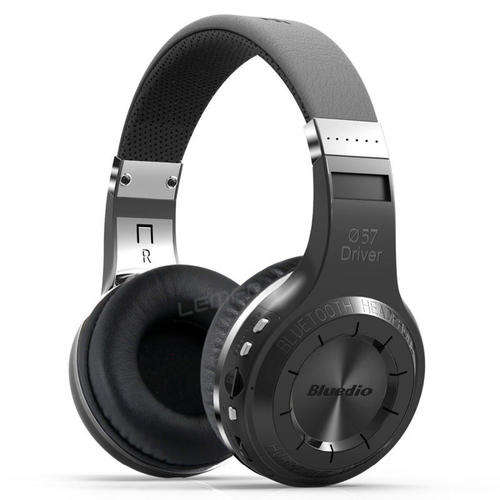 Bluedio Bluetooth Headphones 57mm Driver Black Over-the-ear