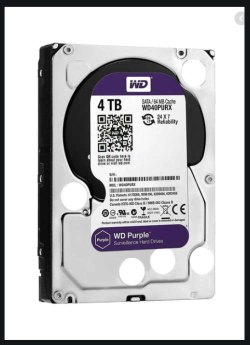 WD purple 4TB x2