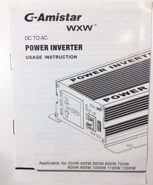 700W 12V Gamistar Power Inverter Modified Sine Wave