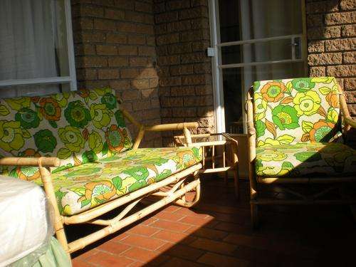 Cane Lounge Suite - 2 seater couch, 2 chairs and 2 side tables