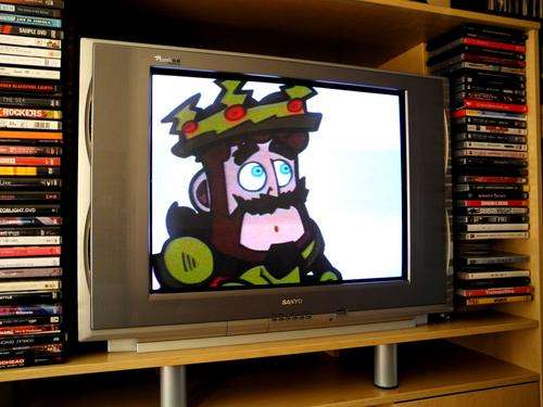 74cm Sanyo Dynamic Flat TV R1 - no reserve!