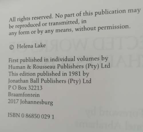 The Collected Works of Herman Charles Bosman