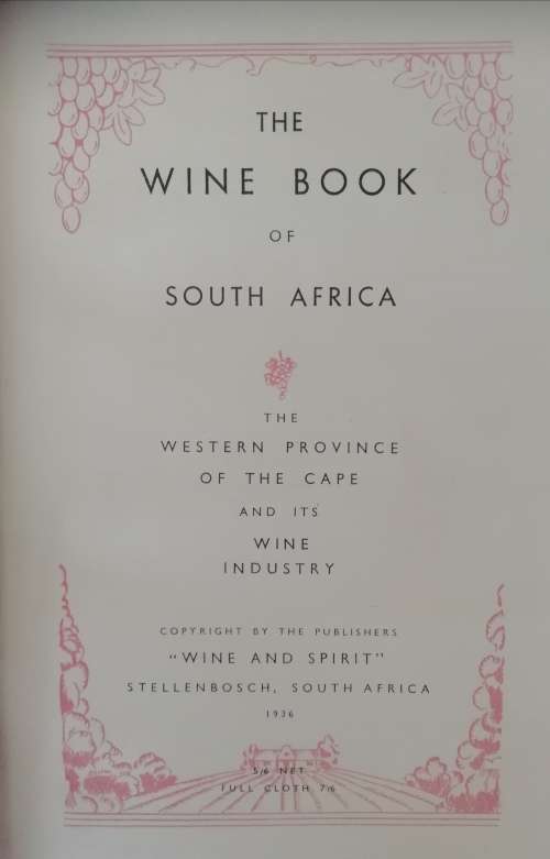 The Wine Book of South Africa