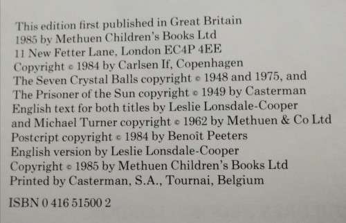 The Making of Tintin IN THE WORLD OF THE INCA : HERGE (Very Rare)