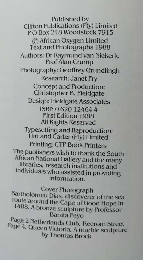 PUBLIC SCULPTURE AND RELIEFS - CAPE TOWN  by ALAN CRUMP/RAYMUND VAN NIEKERK