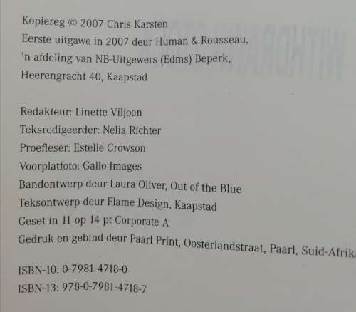 Suid-Afrikaanse Geweldenaars sonder genade/Riller in die Raaisel deur Chris Karsten