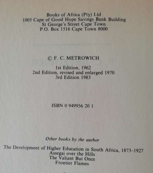 Scotty Smith / F. C. Metrowich