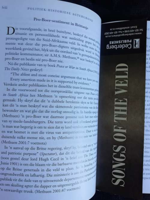 Songs Of The Veld And Other Poems / Marthinus Van Bart