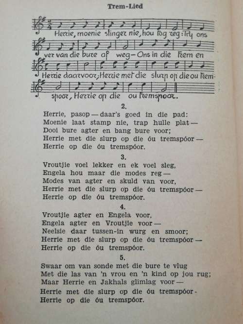 HERRIE OP DIE OU TREMSPOOR / C. J. LANGENHOVEN