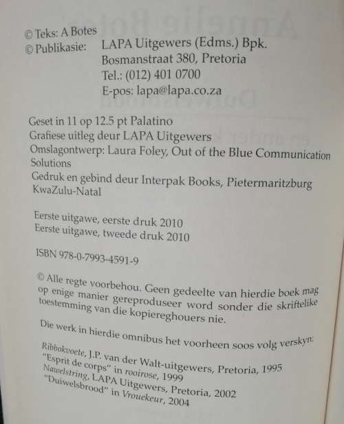 Duiwelsbrood en ander kort en lang stories / Annelie Botes