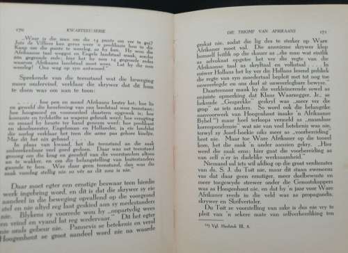 DIE TRIOMF VAN AFRIKAANS / Prof. Dr. E. C. PIENAAR (EERSTE UITGAWE 1945)