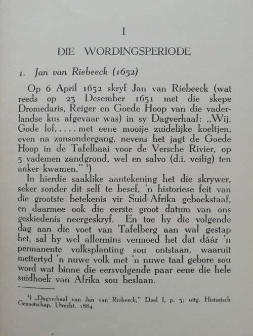 DIE TRIOMF VAN AFRIKAANS / Prof. Dr. E. C. PIENAAR (EERSTE UITGAWE 1945)