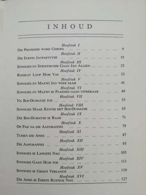 SONOGIES / P J SCHOEMAN (1957)