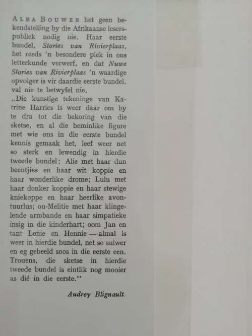 Nuwe stories van Rivierplaas / Alba Bouwer