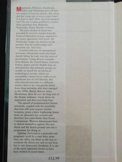 Fighting Terrorism / Benjamin Netanyahu