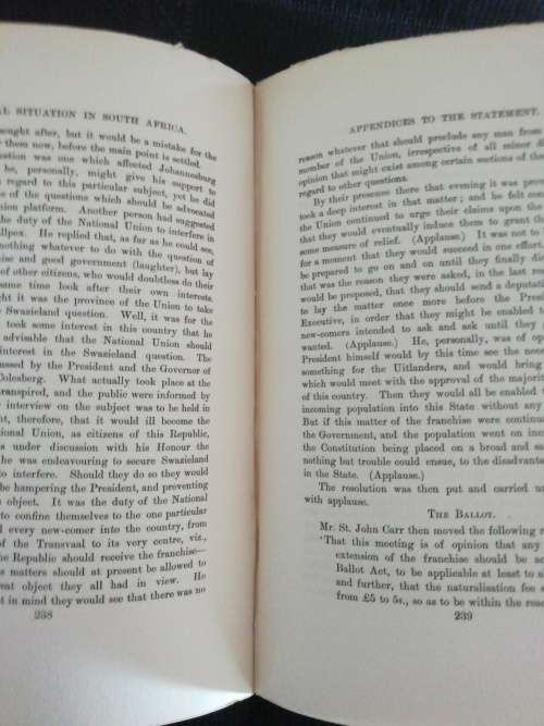 Papers On The Political Situation In South Africa 1885-1895 / Charles Leonard (1903)